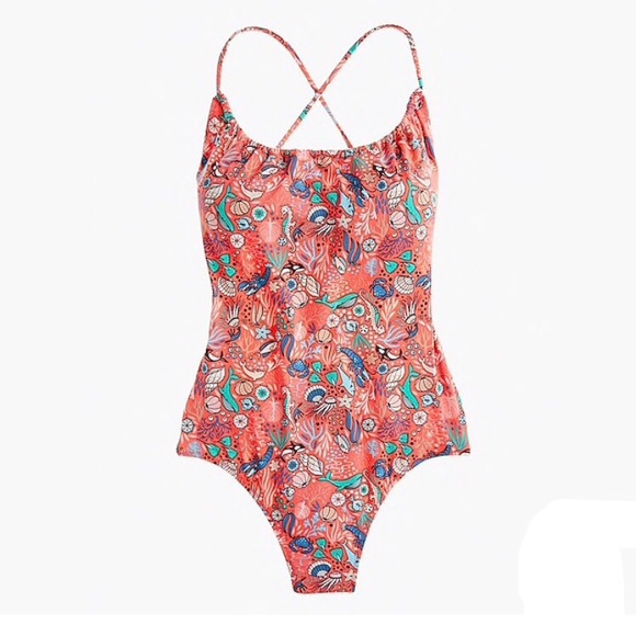 J. Crew Other - NWT J. Crew Playa printed Rockaway one piece